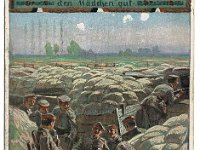 Karikatur 1  Graphische Kunstanstalten F. Bruckmann AG M�nchen Ansicht um  1917