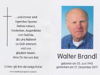 Brandl Walter 23.06.1942-21.12.2017 SB