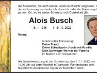 Busch Alois 16.01.1936-15.10.2022 SA