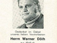 D�th Werner 31.03.1944 - 08.12.1975 SB