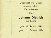 Dietrich Johann 17.01.1891-15.02.1976