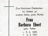 Ebert Barbara geb Falter 09.03.1890-04.03.1967