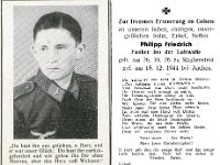 Friedrich Philipp 26.10.1926-18.12.1944