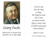 Fuchs Georg 14.01.1928 - 19.03.2012