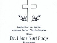Fuchs Dr. Hans-Karl 24.09.1920-11.12.1994  Mein Onkel