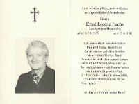 Fuchs Enrst-Lorenz 19.11.1917-05.04.1981