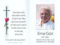 G�rl Erna geb J�ger 25.03.1931-06.06.2009