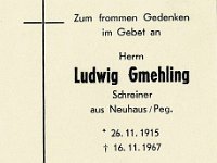 Gmehling Ludwig 26.11.1915 - 16.11.1967