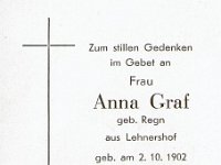 Graf Anna geb Regn 02.10.1902-15.09.1984
