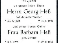 He� Georg 30.03.1890 - 15.05.1962 SB