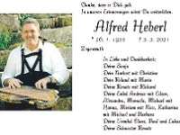 Heberl Alfred 26.01.1935 - 03.03.2021