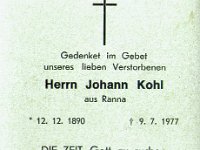 Kohl Johann 12.12.1890-09.07.1977