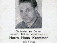 Krammer Hans 26.10.1925-05.03.1974
