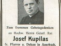 Kupilas Josef 21.06.1872-27.10.1942