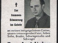 Lindner Josef 17.03.1917-29.08.1955