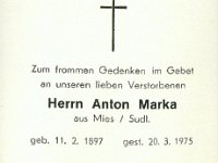 Marka Anton 11.02.1897-20.03.1975
