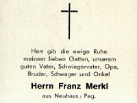 Merkl Franz 28.12.1898-25.12.1973
