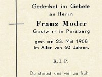 Moder Franz 1906 - 23.05.1968