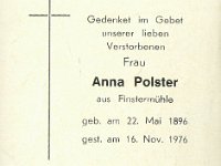 Polster Anna 22.05.1896-16.11.1976