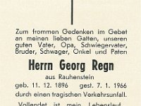 Regn Georg 11.12.1896 - 07.01.1966