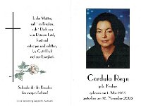 Regn Cordula geb. Kroher 01.05.1965 - 16.11.2005 SB
