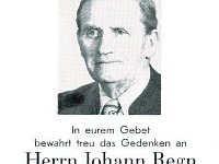 Regn Johann 25.01.1897 - 28.09.1992 SB