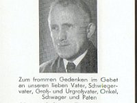 Rossbacher Johann 23.04.1882-20-06.1975