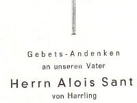 Santl Alois - 11.11.1911 - 4.6.1979