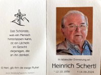 Schertl Heinrich 12.10.1936 - 14.09.2024