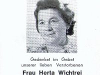 Wichtrei Herta 24.12.1924-09.03.1977
