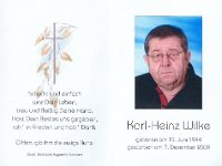 Wilke Karl-Heinz 15.06.1944-07.12.2009