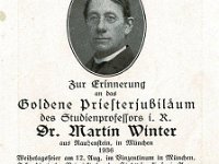 Winter Martin Dr. 50.Priesterjubilaeum 1886-1936