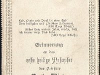 Winter Martin Dr. erste Messopfer 17.08.1886