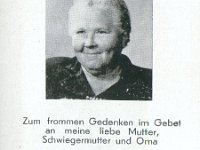 Woller Maria geb Brosch 15.02.1901-01.01.1967